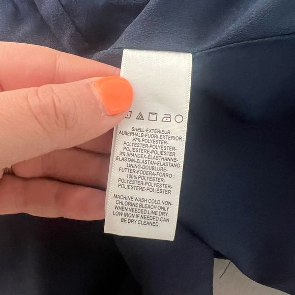 Dress the population NWOT Alondra Blouson Sheath Dress in midnight blue - Picture 10 of 12